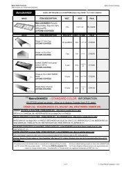 Product Catalog - Metro Roof Products