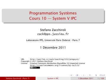 System V IPC - Stefano Zacchiroli