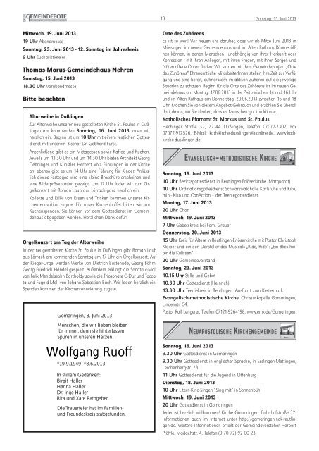 Ausgabe :Gomaringen 15.06.13.pdf - Gomaringer Verlag