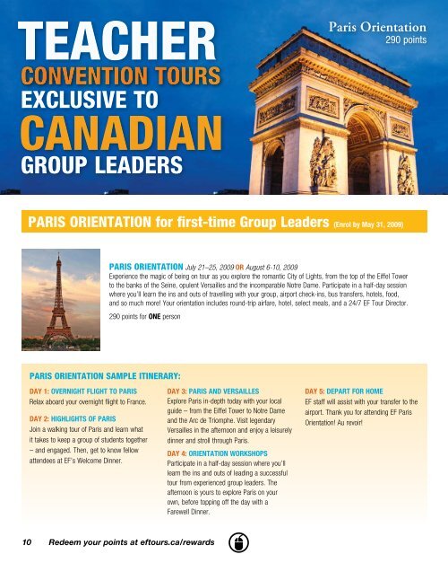 GLOBAL REWARDS - EF Educational Tours