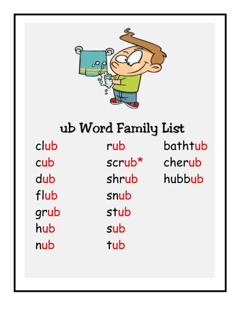 ub FAMILY Set - Word Way