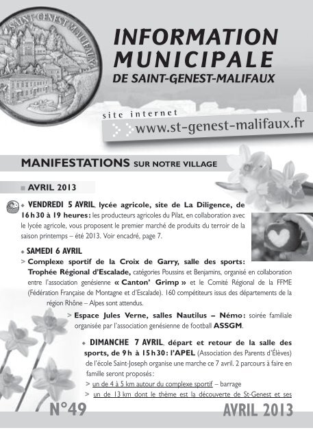 télécharger le PDF - 2 962 ko - Saint-Genest-Malifaux