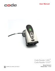 CR1200 User Manual - Code Corporation