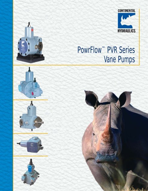 PVR Vane Pumps - Penn-Air & Hydraulics, Konstance Pneumatics ...