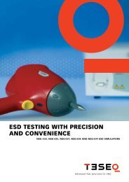 ESD Testing with Precision and Convenience 2012 - Westek