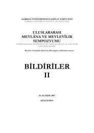 Ä°LÃ‚HÄ°YAT FAKÃœLTESÄ° DERGÄ°SÄ° - Ä°lahiyat FakÃ¼ltesi - Harran ...