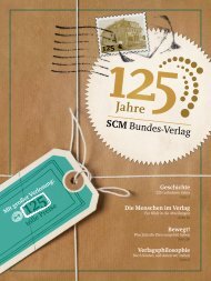 125 Jahre SCM Bundes-Verlag