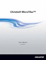 ChristieÂ® MicroTilesâ¢ - Alternative Video Solutions, Inc.