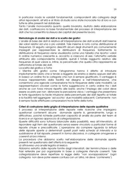 RAPPORTO DI RICERCA - Consorzio Sol.Co.