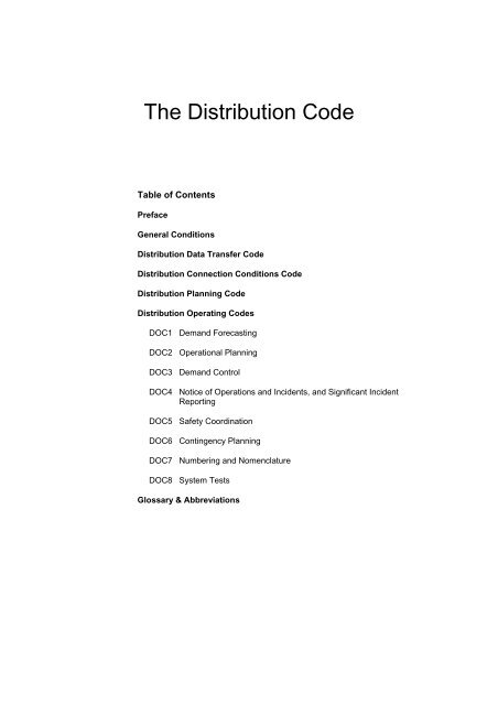 Distribution Code - authority for electricity regulation, oman