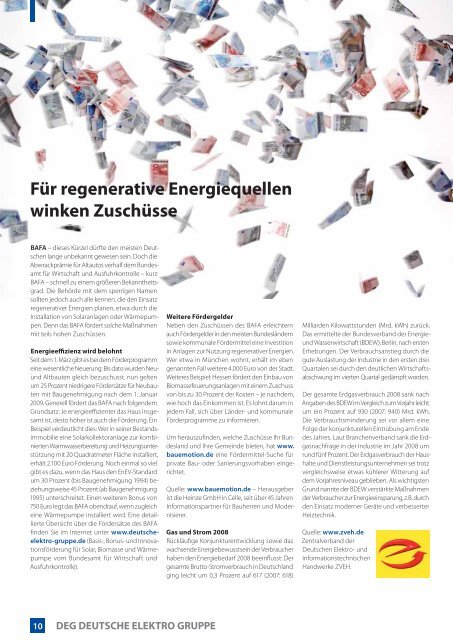 Magazin - Deutsche Elektro Gruppe