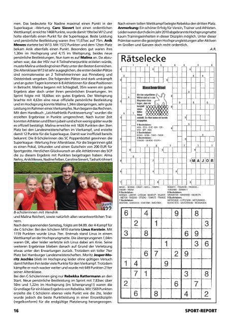 SPORT-REPORT - SC Poppenbüttel von 1930 e.V.