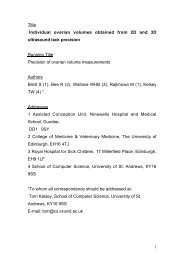 Individual ovarian volumes obtained from 2D and 3D ultrasound