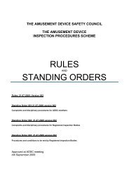 RULES STANDING ORDERS - ADIPS
