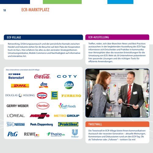 programm | foren, 22. september 2011 - ECR Tag - GS1 Germany