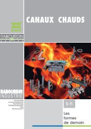 CANAUX CHAUDS - Rabourdin Industrie