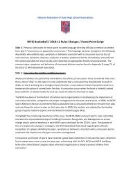 NFHS Basketball / 2010-11 Rules Changes ... - OSAA Basketball