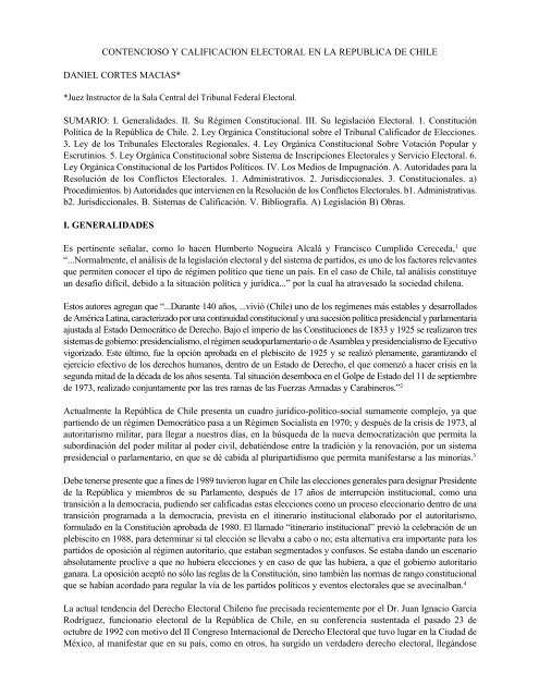 Justicia Electoral - Instituto de Investigaciones Jurídicas - UNAM