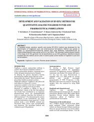 development and validation of rp-hplc method for ... - ijpcbs