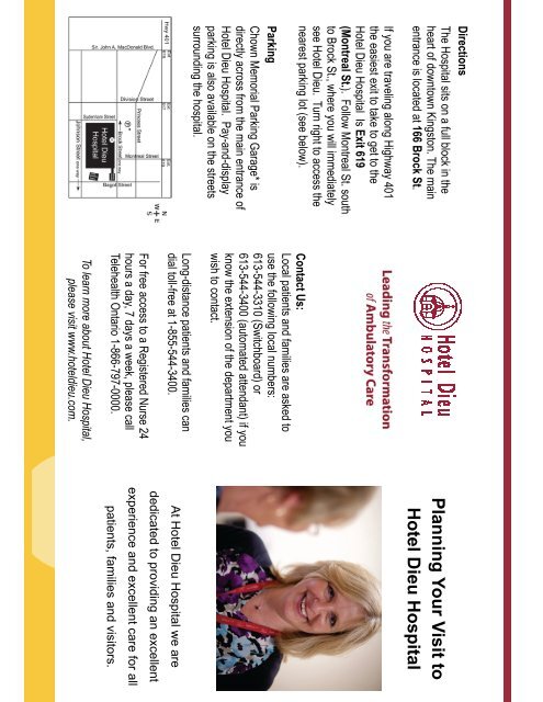 patient brochure - Kingston General Hospital