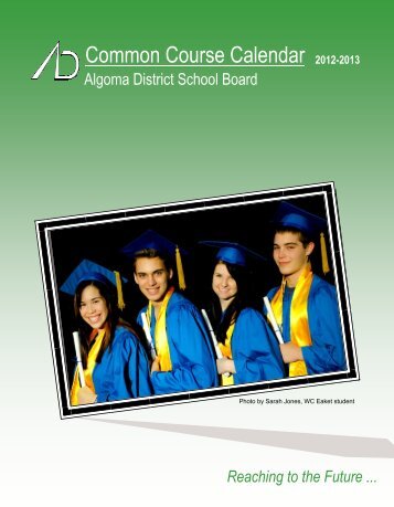 ADSB Course Calendar - Algoma District School Board
