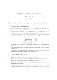 StratÃ©gies Quantitatives de Gestion - Thierry Roncalli's Home Page