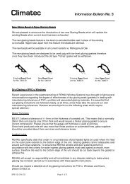 Information Bulletin No. 3 - Climatec Windows Limited