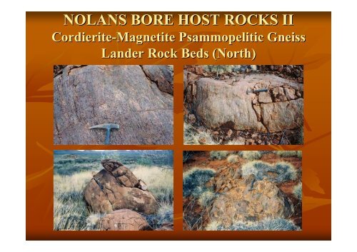 nolans bore geology i