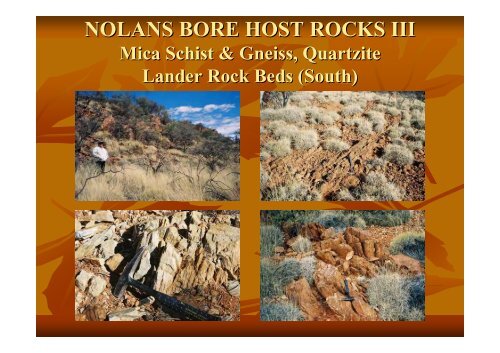 nolans bore geology i