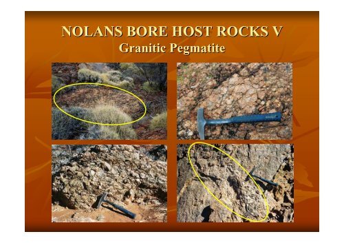 nolans bore geology i