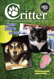 Information to help animals in Haiti Page 5 - Critter Magazine