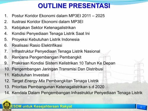 ESDM untuk Kesejahteraan Rakyat