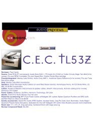 6moons audio reviews: C.E.C. TL53Z