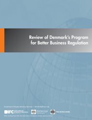 Review of Denmark's Program for Better Business Regulation (April ...