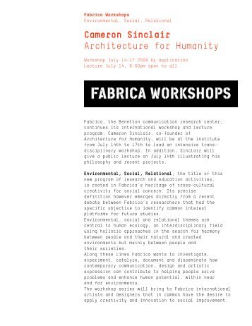 Press release - fabrica