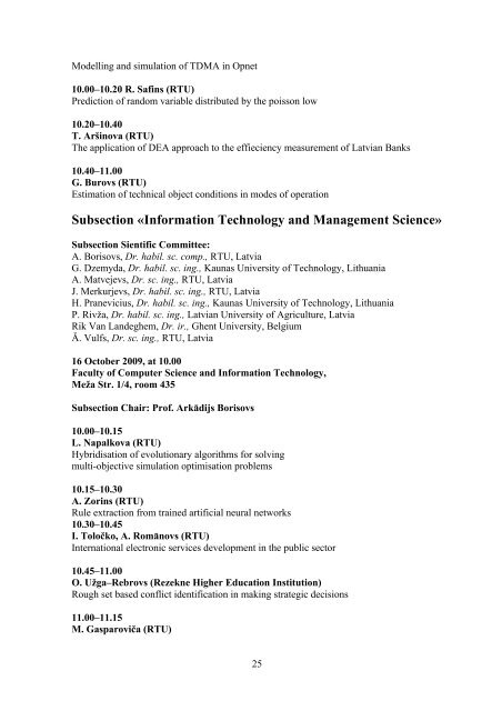 RĪGAS TEHNISKĀS UNIVERSITĀTES 50 ... - Aleph Files