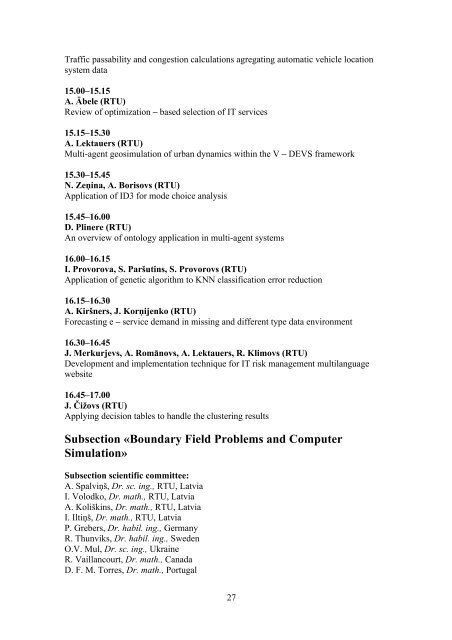 RĪGAS TEHNISKĀS UNIVERSITĀTES 50 ... - Aleph Files