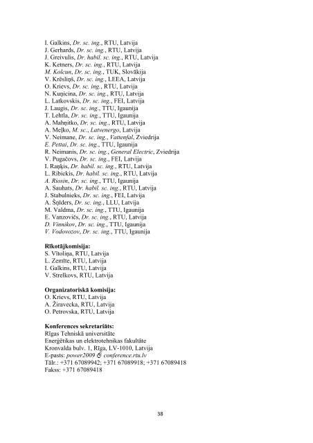 RĪGAS TEHNISKĀS UNIVERSITĀTES 50 ... - Aleph Files