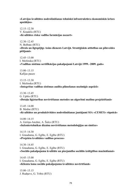 RĪGAS TEHNISKĀS UNIVERSITĀTES 50 ... - Aleph Files