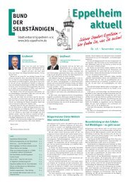 Nr. 18 – November 2009 - BDS Eppelheim