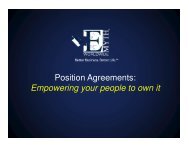 Position Agreements: Empowering your people to own it