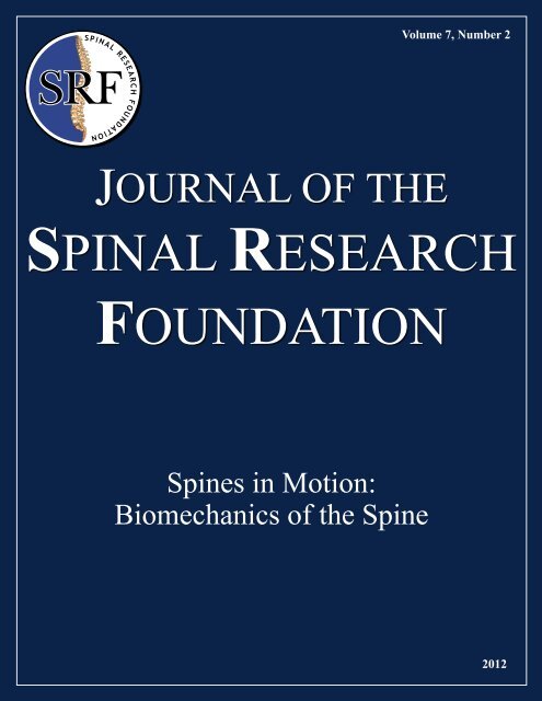 Journal of - Spinal Research Foundation