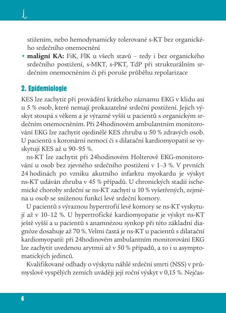 DoporuÄenÃ­ pro diagnostiku a lÃ©Äbu komorovÃ½ch arytmiÃ­