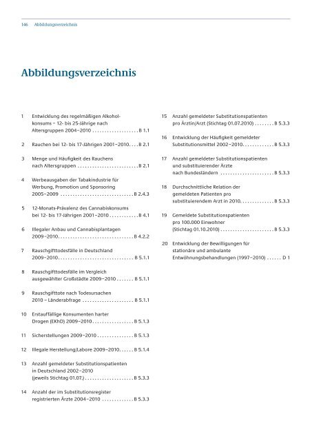 Drogen- und Suchtbericht | Mai 2011 - Die Drogenbeauftragte der ...