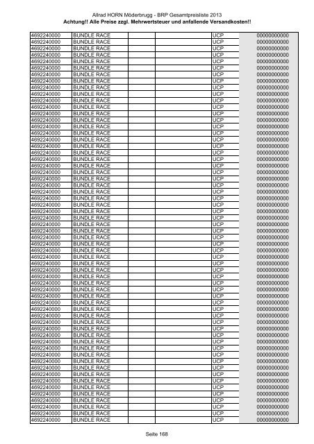 Preise zzgl. Mehrwertsteuer und anfallende ... - Allrad Horn