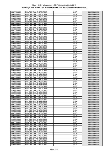 Preise zzgl. Mehrwertsteuer und anfallende ... - Allrad Horn