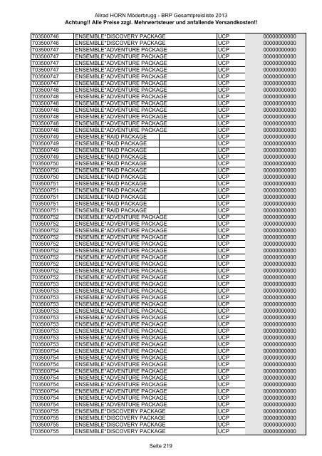 Preise zzgl. Mehrwertsteuer und anfallende ... - Allrad Horn