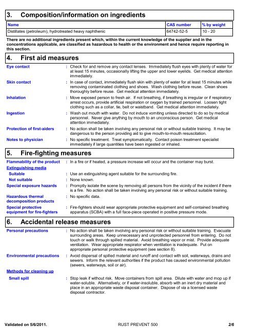 MSDS - DuBois Chemicals Online Store
