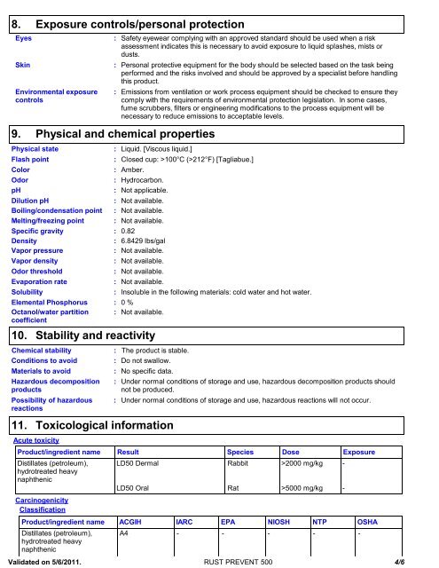 MSDS - DuBois Chemicals Online Store