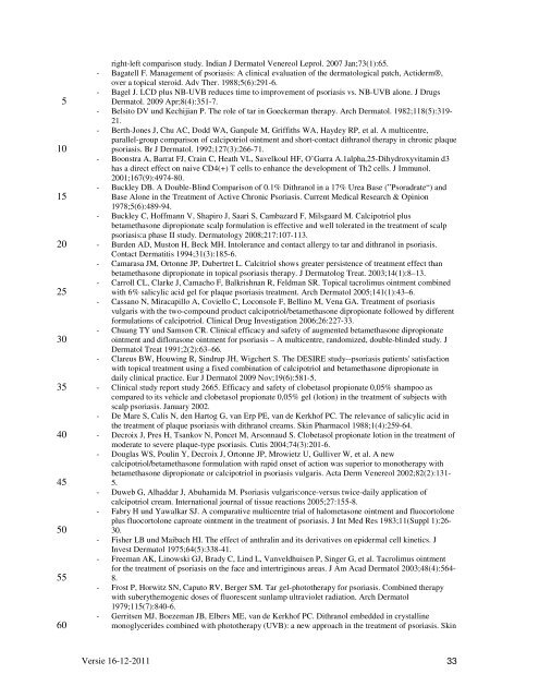 Richtlijn psoriasis 2011.pdf - Kwaliteitskoepel